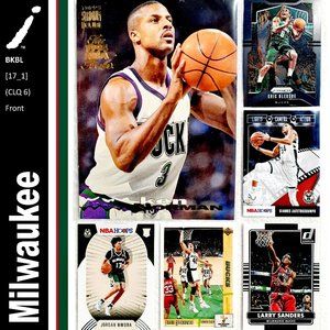 Milwaukee Bucks 6 Card Lot - BKBL [17_1]